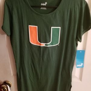 Miami hurricanes tee